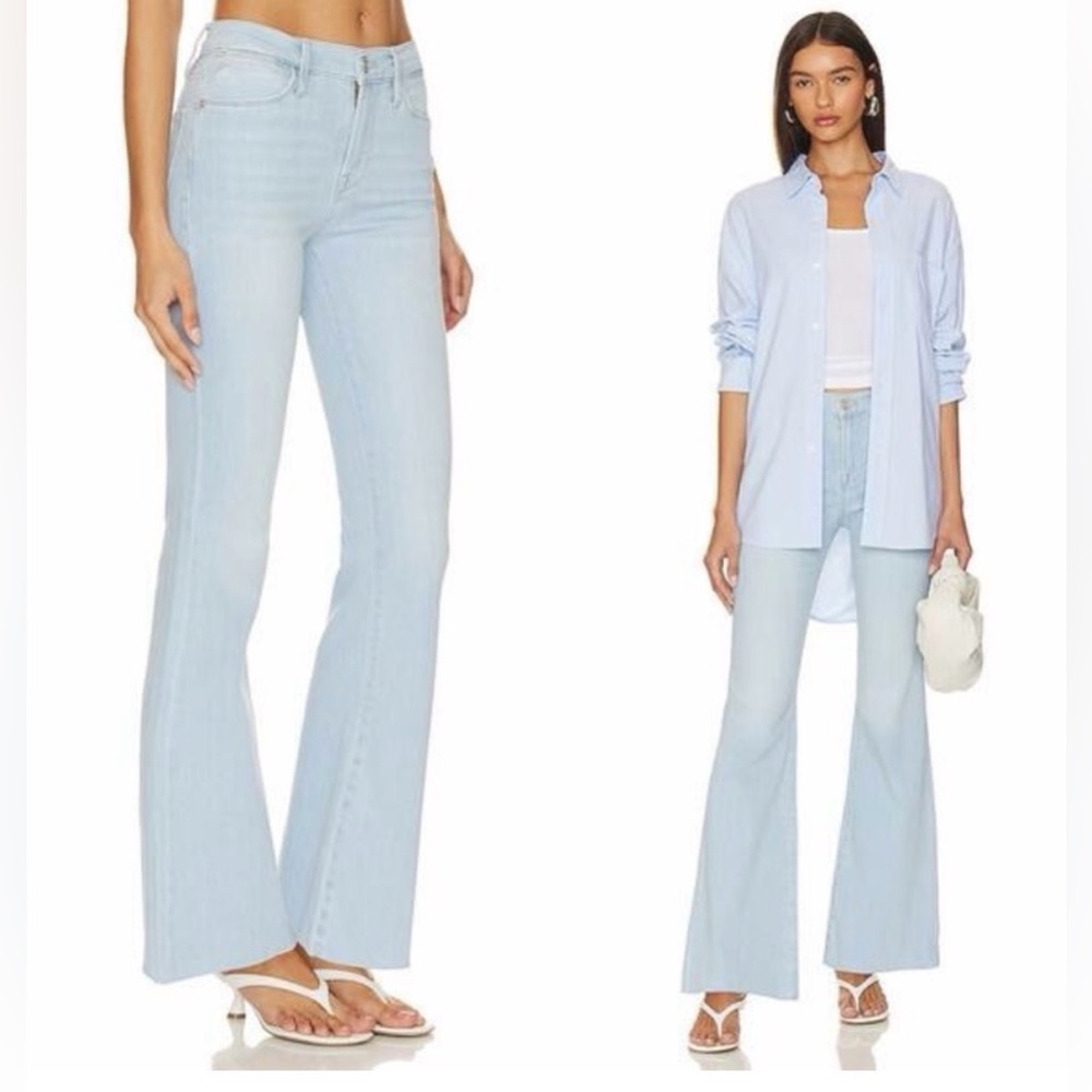 FRAME Le High Easy Flare Jeans in Clarity SZ 30 *flaw*